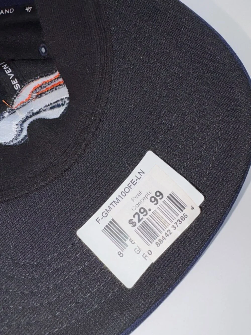 Denver Broncos 47 Brand Closer Stretch Fit Hat Cap One Size NFL Navy NWT